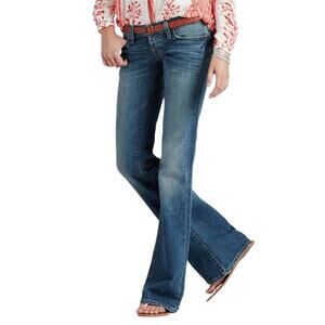 Lucky Brand Lil Maggie Flare Jeans Womens 0 Medium Wash Flare Stretch Western